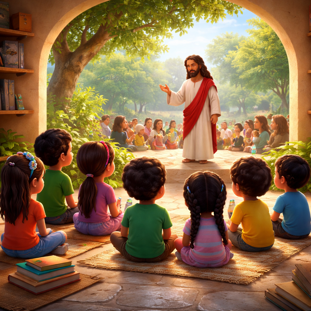 Children Learning About Jesus Service - Roman Catholic