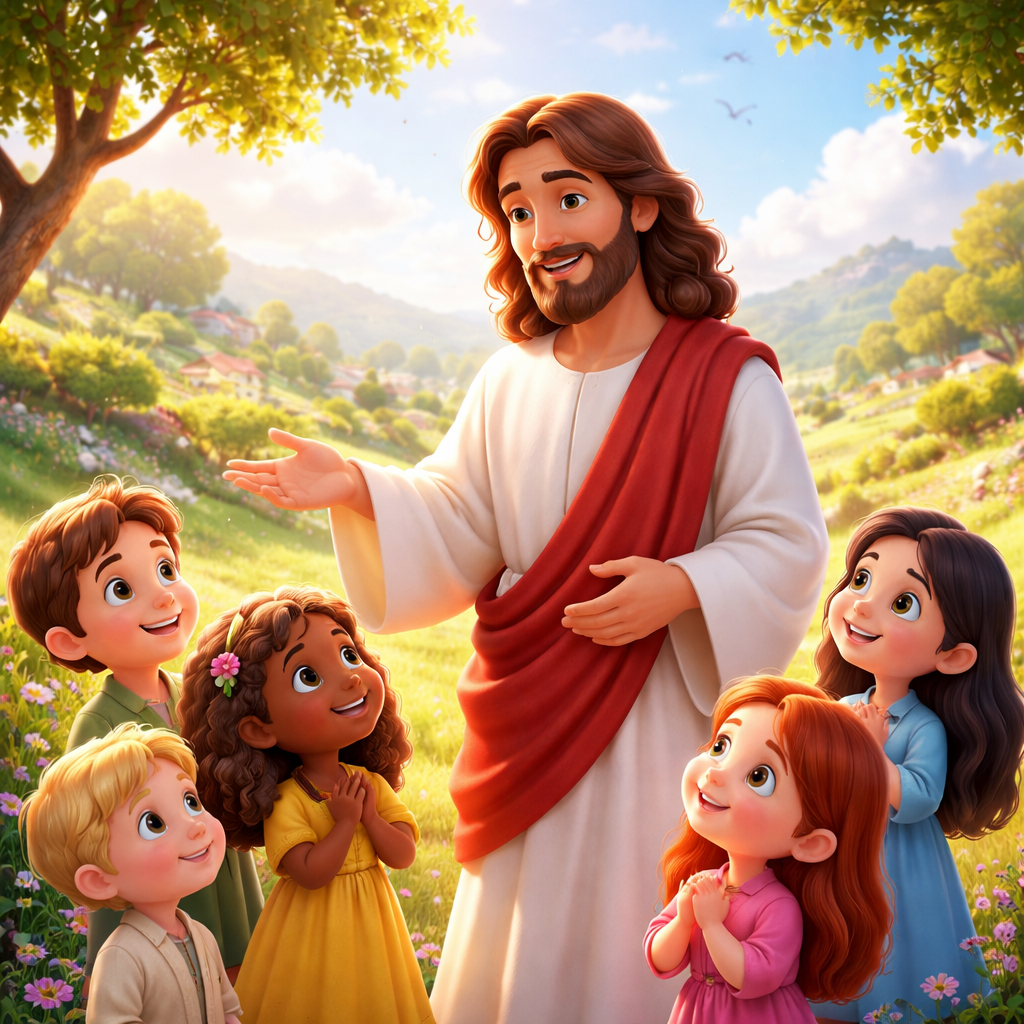 Jesus Sharing Divine Message - Roman Catholic